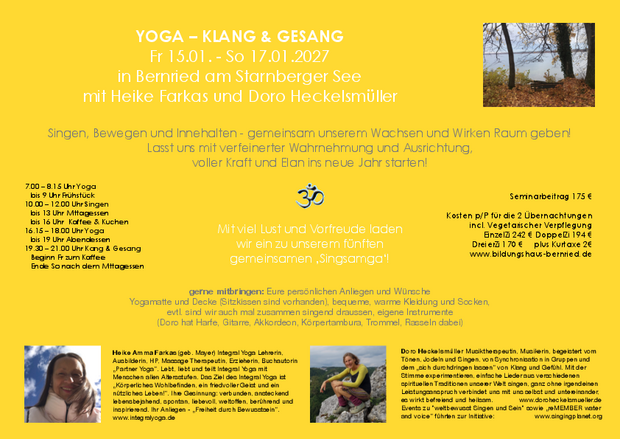 Wochenende Yoga - Klang & Gesang